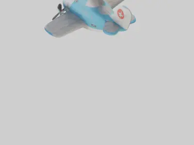Cartoon Airplane model 3D model