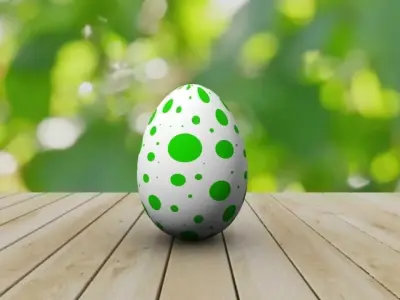 Dinosaur Egg Free 3D model