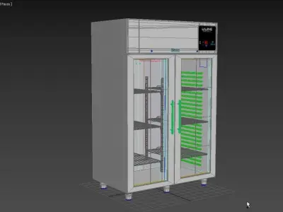 U-Line Refrigerators Glass Display UCRE553-SG71A 3D model
