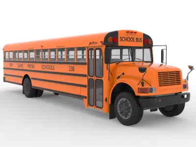 Ward Amtran School Bus 3D model
