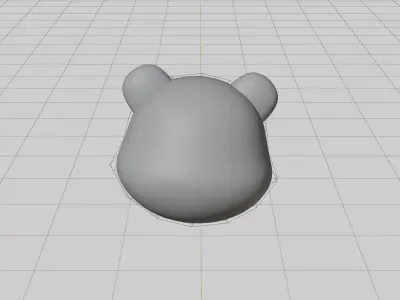 Head Bear in a Box 3D model 3D model