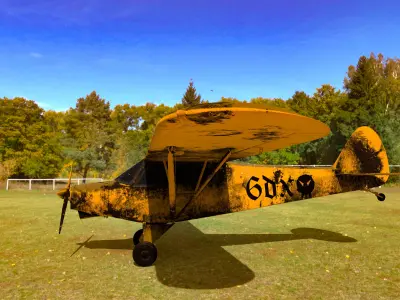 Plane 3D model by 6ahul6dx