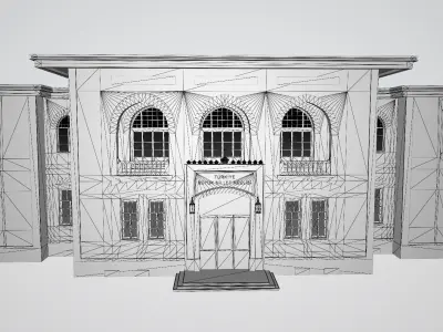 Grand National  Turkey  Assembly Second Building 3D model