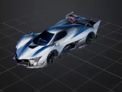Hypercar 3D model
