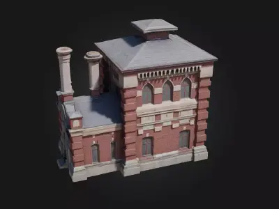 Brickhouse Tower  Sturdy Heights of Historic Architecture 3D model