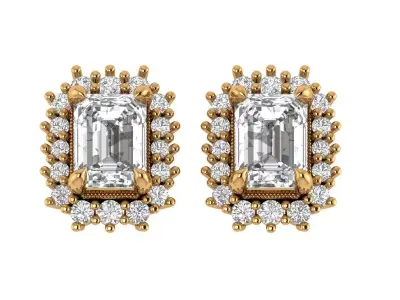 Antique Earing 3D print model