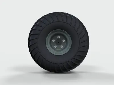 Offroad wheel 17 3D model