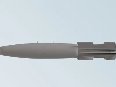 torpedo missile 3D model