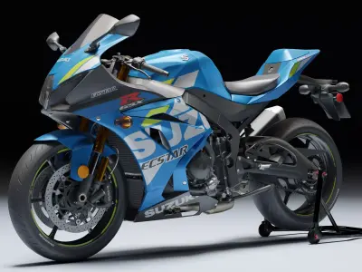 Suzuki GSX R 1000 R 2020 Low-poly 3D model