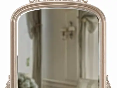 selectmirrors dayton overmantel mirror 3D model