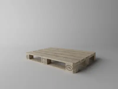 EUR pallete Free 3D model