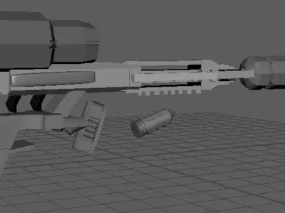 NukeCore Futuristic Nuclear Core Weapon 3D model