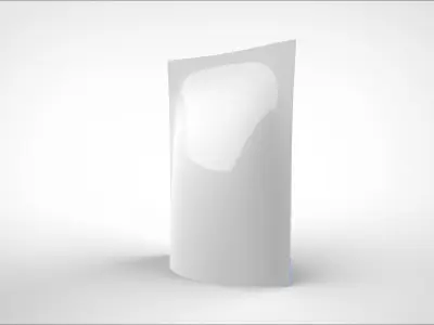 protein powder package 3D model