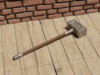 War hammer 3D model