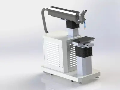 Laser welding impulse automatic mashine  YAG Nd 3D model