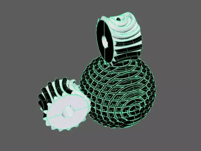 Spherical Gear 3D model