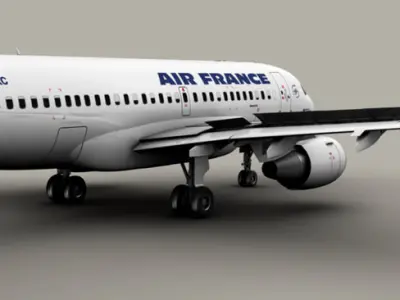 Airbus A319 Air France 3D model