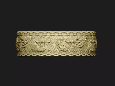 cad gift usa gold spirit brass bronze polish detailed textured 3D print model