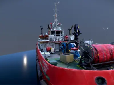 3D model - Marshall Tug  3D model