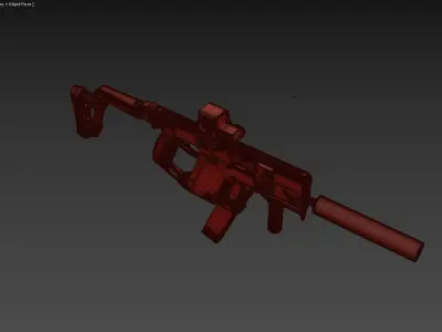 KRISS GUN 3D model