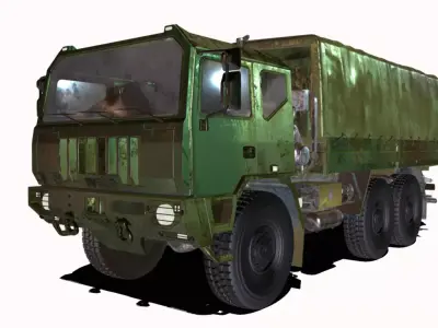 iveco 6x6 m250 Low-poly 3D model