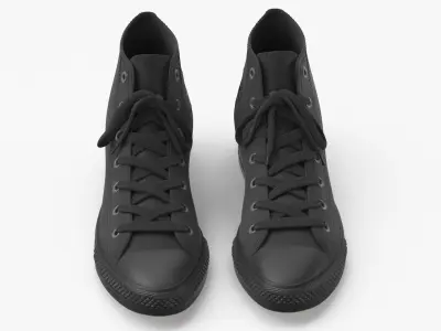 Basketball Leather Shoes Chuck Taylor 3D model purchase