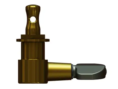 Fully Enclosed Guitar Tuner Free 3D model
