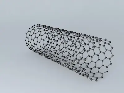 Carbon Nano Tube Free 3D model