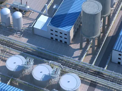 Coal Chemical Industry 3D model