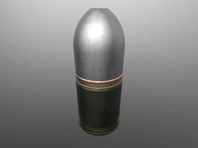 40mm grenade M7XX Low-poly 3D model