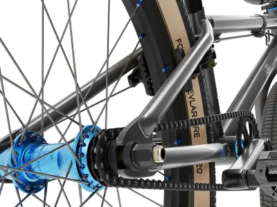 Bicycle  Bmx High Detailed 3D model