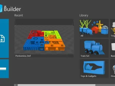 Pentomino mind bending game 3D print model