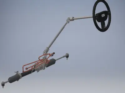 power steering system 3d model 3D model