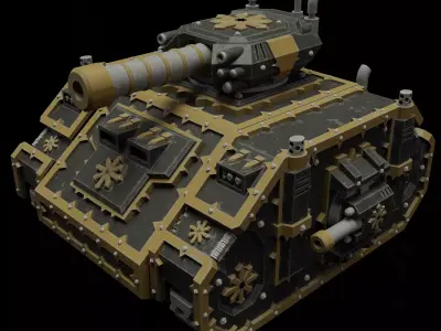 Kaos Modular Tank 3D print model