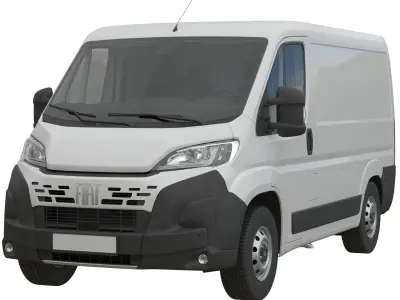2024 FIAT DUCATO  L1H1 Detailed interior 3D model