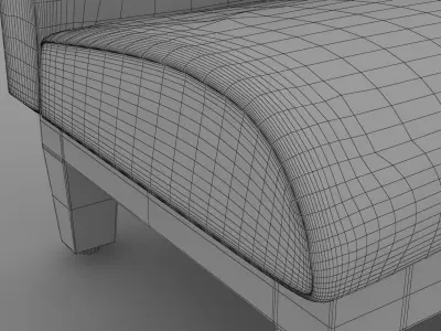 Princess Slipper Chair Free 3D model