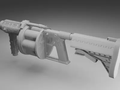 MGL weapon 3d model 3D model