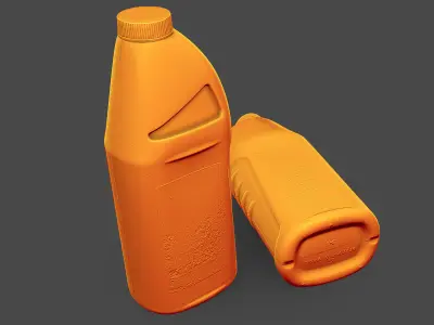 Brake Fluid Bottle 3D model purchase