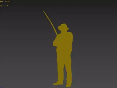 Fishing 3D model
