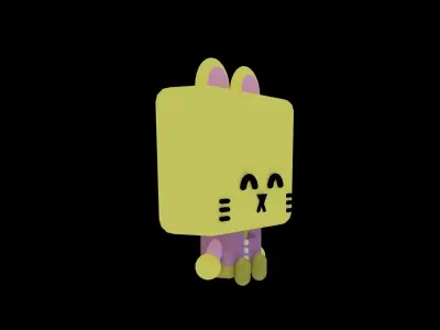Cat Cartoon 3D 3D model