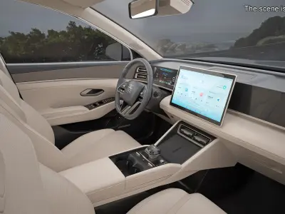 BYD Qin L Hybrid Sedan 2024 White 3D model