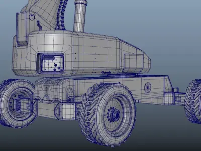 JLG 1500SJ Telescopic Boom Lift 3D model