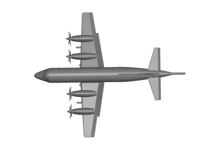 P3C Orion Harpoons 3D model