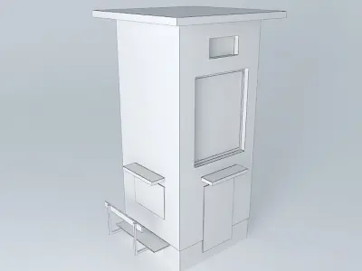 Electric Substation Galdovo Free 3D model