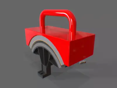 Mug Press Clamp Low-poly 3D model