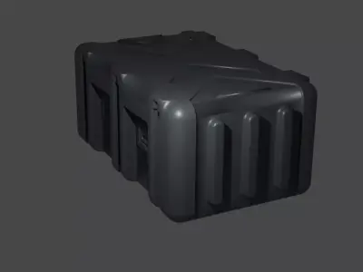 Military Box 3D model 3D model
