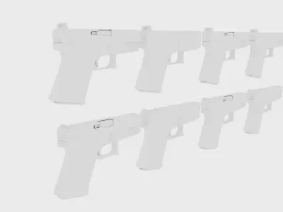  Glock 19 3D model purchase