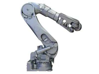 High-Quality Westworld Inspired Robotic Arm 3D model