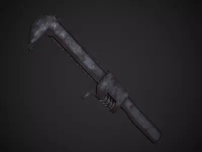 Monkey Wrench Low-poly 3D model