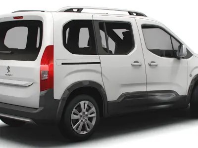 Peugeot E Rifter 2022 3D model